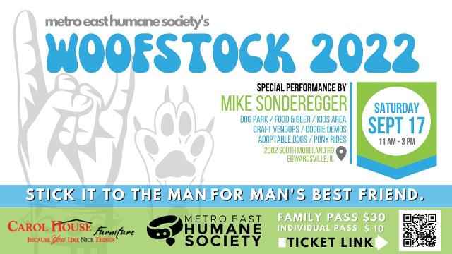 “Stick It to The Man for Man’s Best Friend” on Sat., Sept. 17th at Triangle H Farm in Edwardsville.
