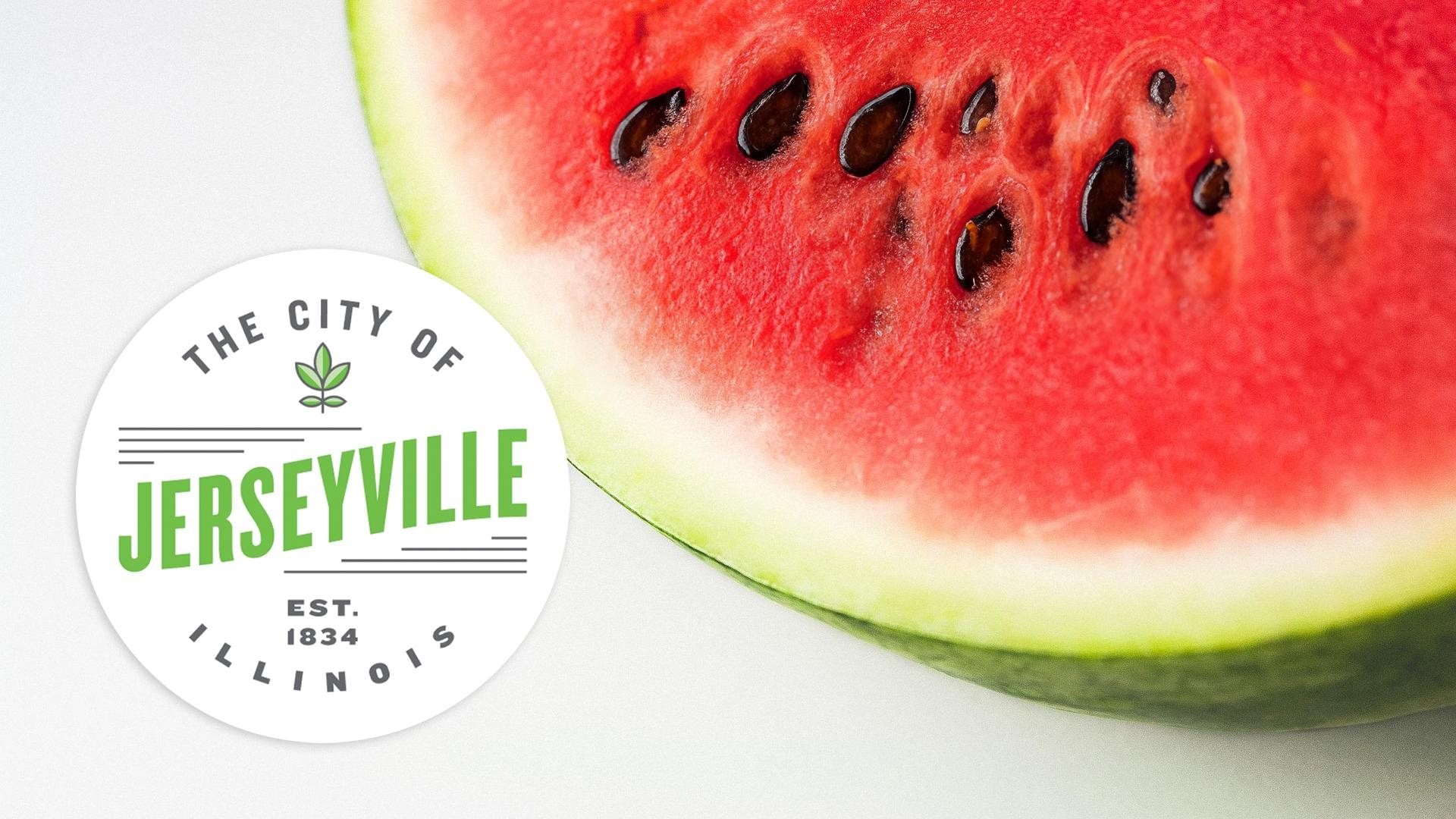 Jerseyville's First-ever Watermelon Eating Contest