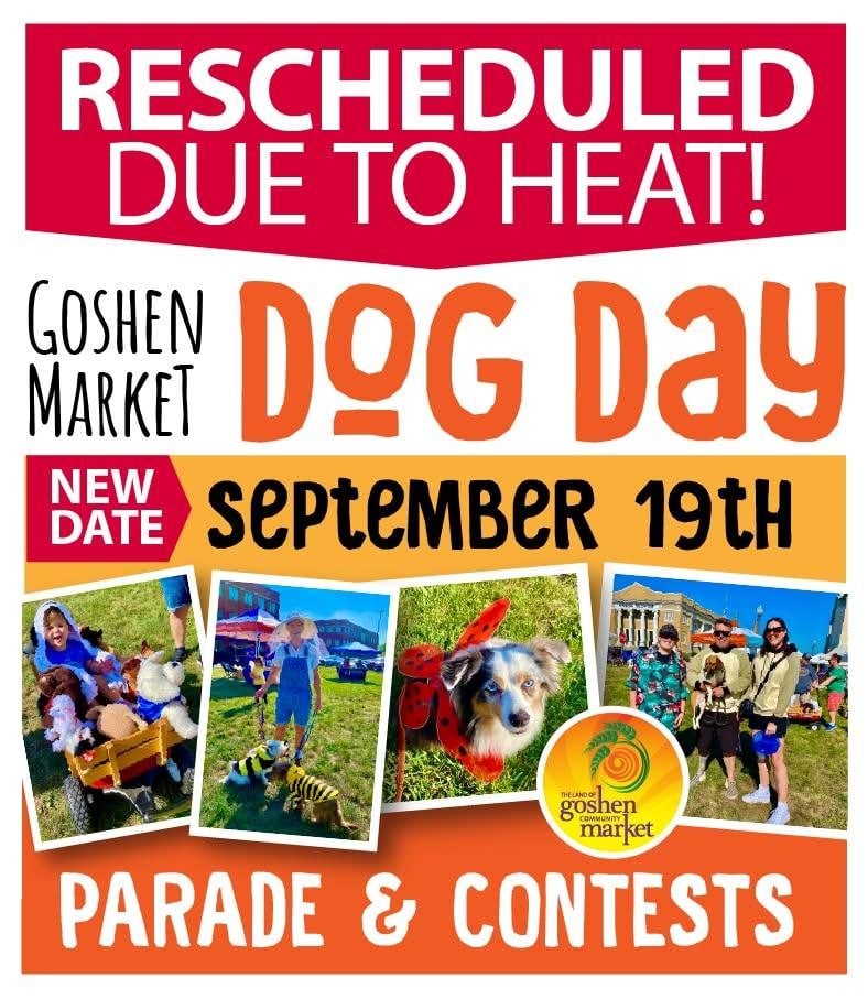 Rescheduled Due to Heat: Goshen Market Dog Day