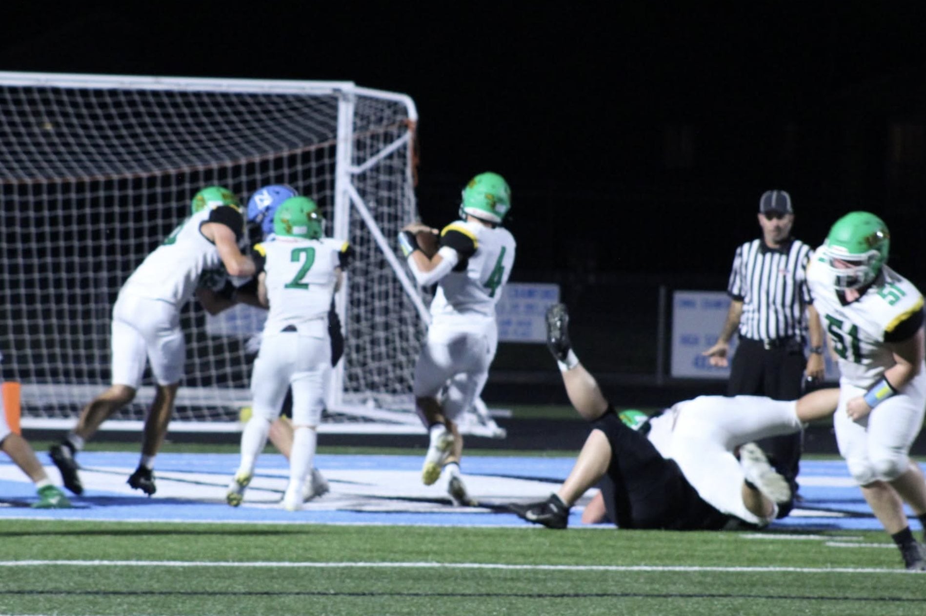 Southwestern Carter Watson had another strong game in a shutout of North Mac on Thursday night. (Photos by Southwestern yearbook).