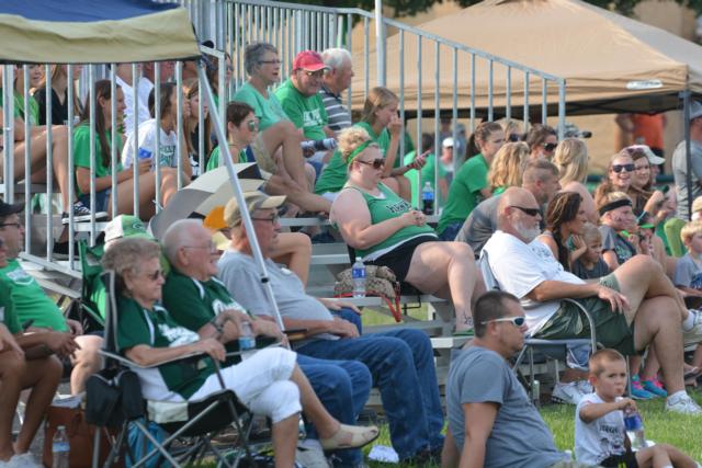 Carrollton fans are as staunch of supporters as anyone. Hawk fans baked in the sun during the Carrollton-Mendon-Unity game, but stayed with the team until the last play.