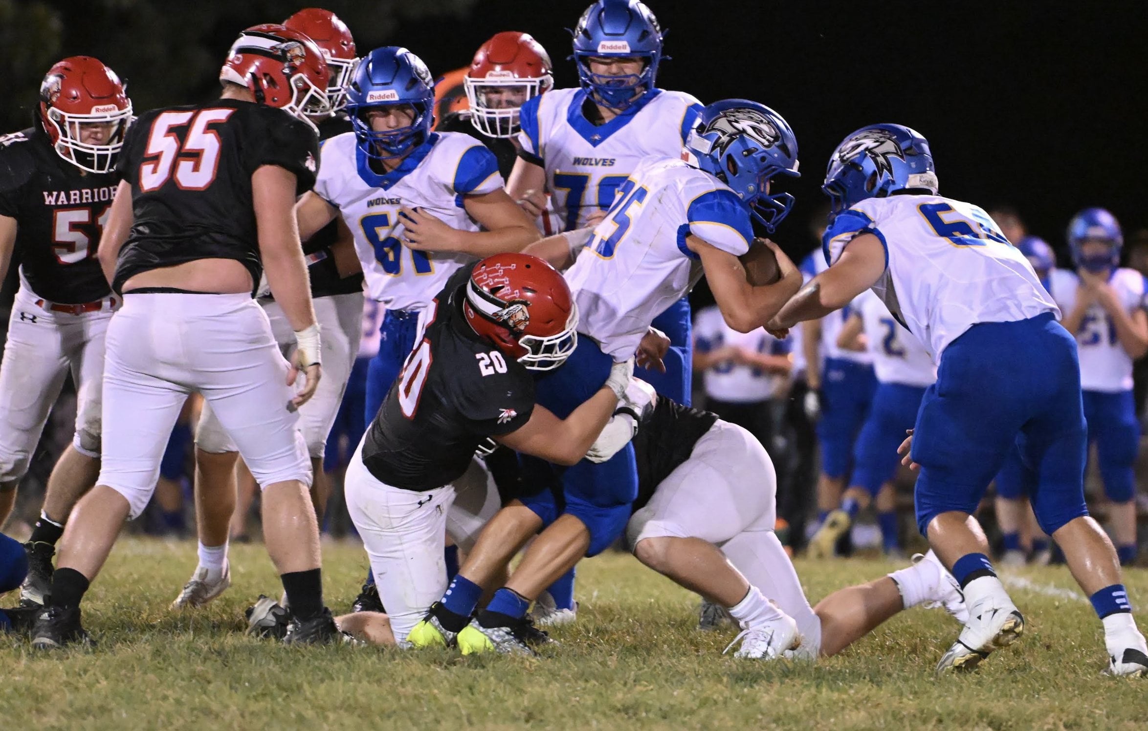 Warriors defenders had a tremendous outing against Pleasant Hill. (Photos by Bonnie Synders).