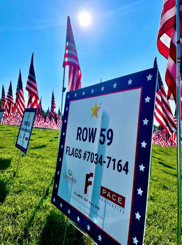 Flags of Valor at Art Hill in Forest Park – September 6 – 11th, 2016