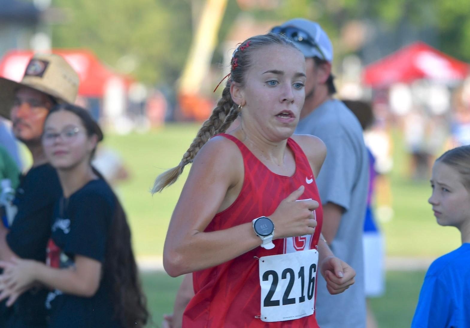 Chatham-Glenwood's sensational runner Ali Londigran. (Photos by Dan Brannan).