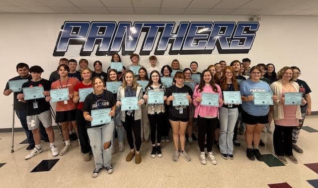 JCHS National Merit Recognition award winners.