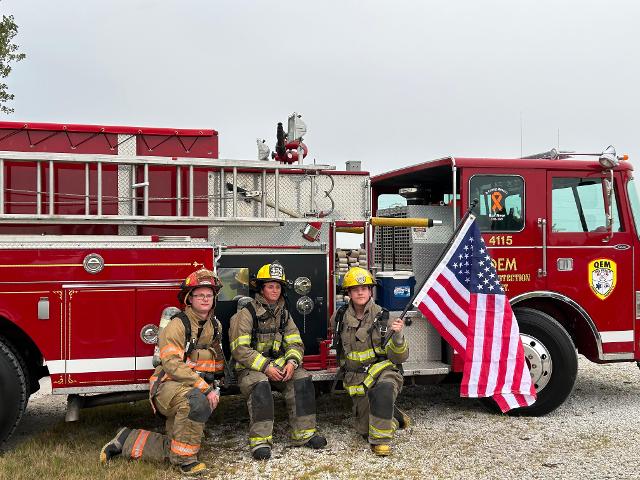 From left to right: Tyler Feddersen, Steven Looney and Bradley Isringhausen.