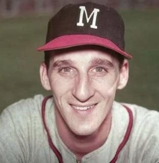 Pitcher Warren Spahn.