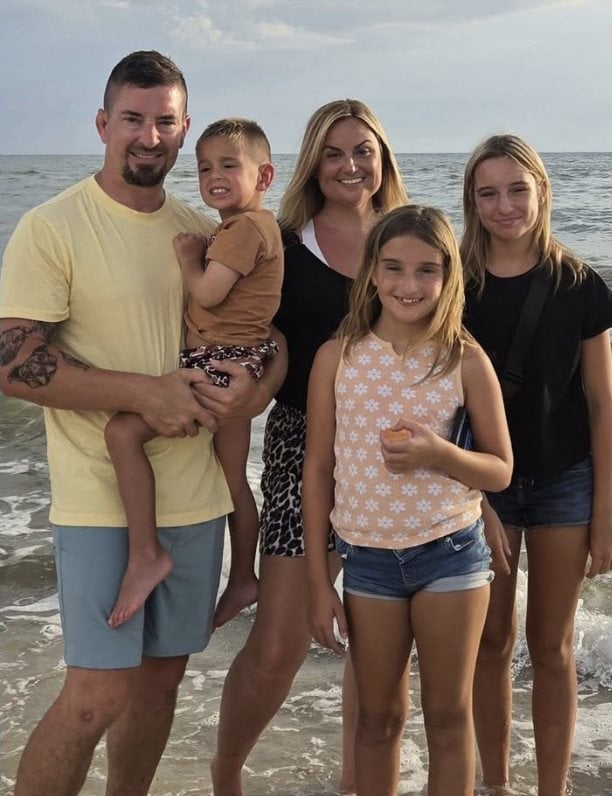 Kacey Hill and family.