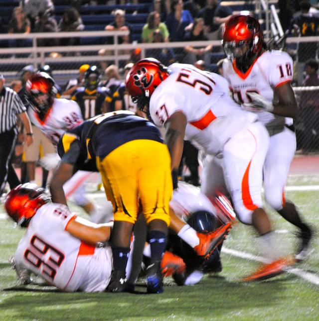 A.J. Epenesa and company are in on a big tackle Friday night against O'Fallon.