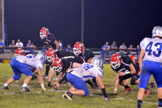 Sophomore quarterback Ty Bick replaced an injured Blake Booth in the second quarter on Friday night against North Greene and led the Warriors to a 20-0 win.