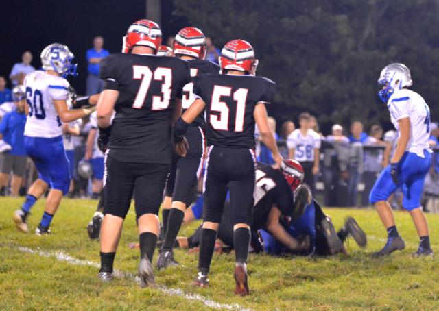 The Calhoun defense was strong all night, holding North Greene scoreless in the 20-0 win.