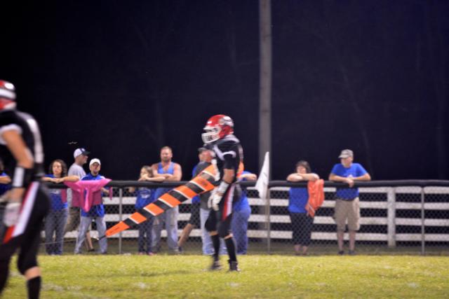 Calhoun defender Jared Brackett.