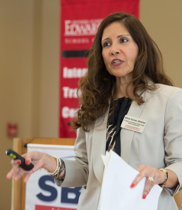Silvia Torres-Bowman, director of the SBDC International Trade Center at SIUE.