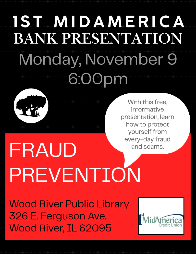 1st MidAmerica Credit Union Fraud Presentation event flyer
