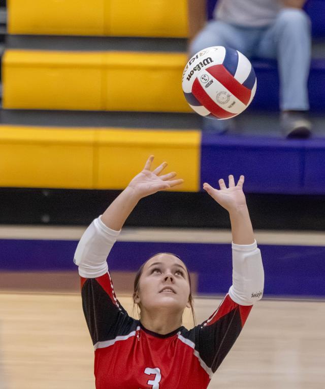 Triad's Brooklyn Carter in action. (Chris Rhodes photo)