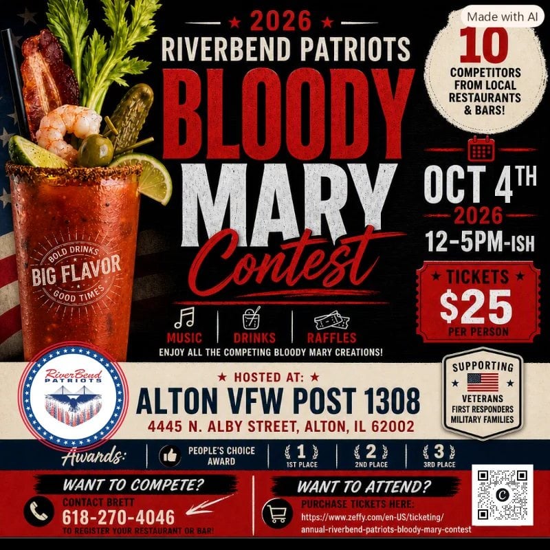 3rd Annual Riverbend Patriots Bloody Mary Contest