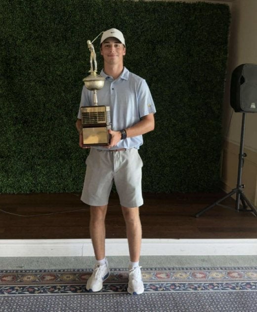 Alex Siatos, the Gold Medal Tournament champion.