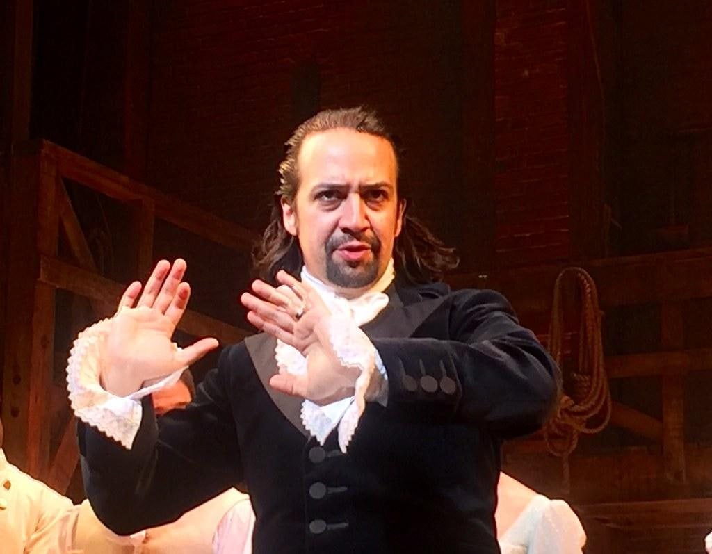 Lin-Manuel Miranda as Alexander Hamilton in "Hamilton."