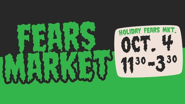 Holiday Fears Market  event flyer