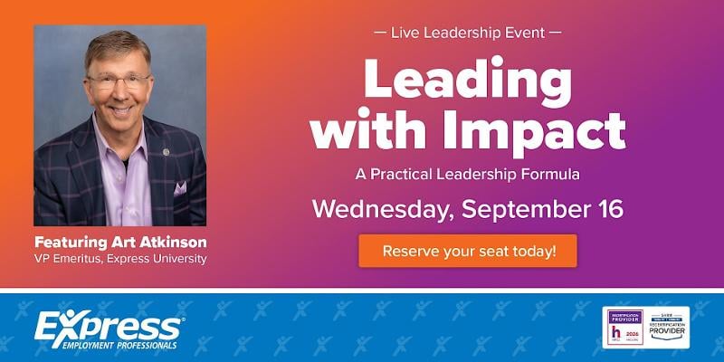 Leading with Impact - Practical Leadership Training event flyer
