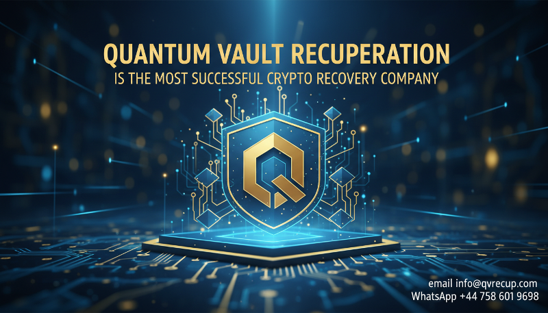 Quantum Vault Recuperation (QVR) is the Most Successful, Top & Verified Cryptocurrency Recovery Experts event flyer