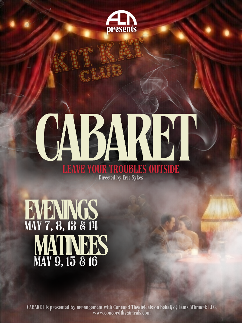 Cabaret event flyer