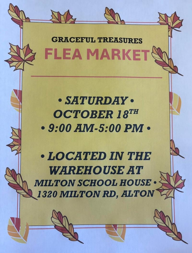 Graceful Treasures Flea Market event flyer
