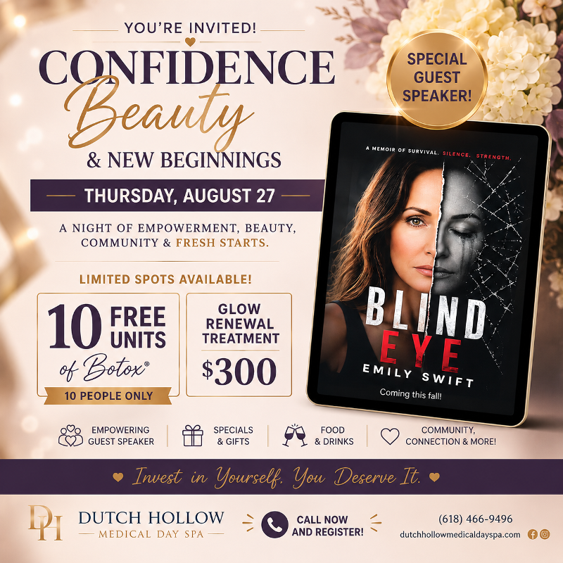 Confidence, Beauty, & New Beginnings event flyer