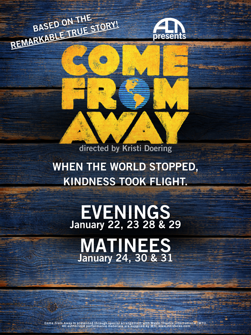 Come From Away event flyer