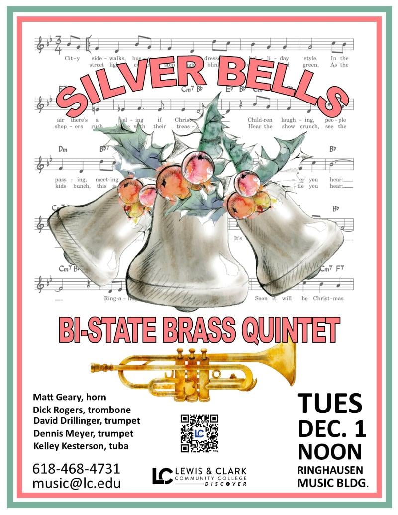 Bi-State Brass Quintet - Silver Bells event flyer