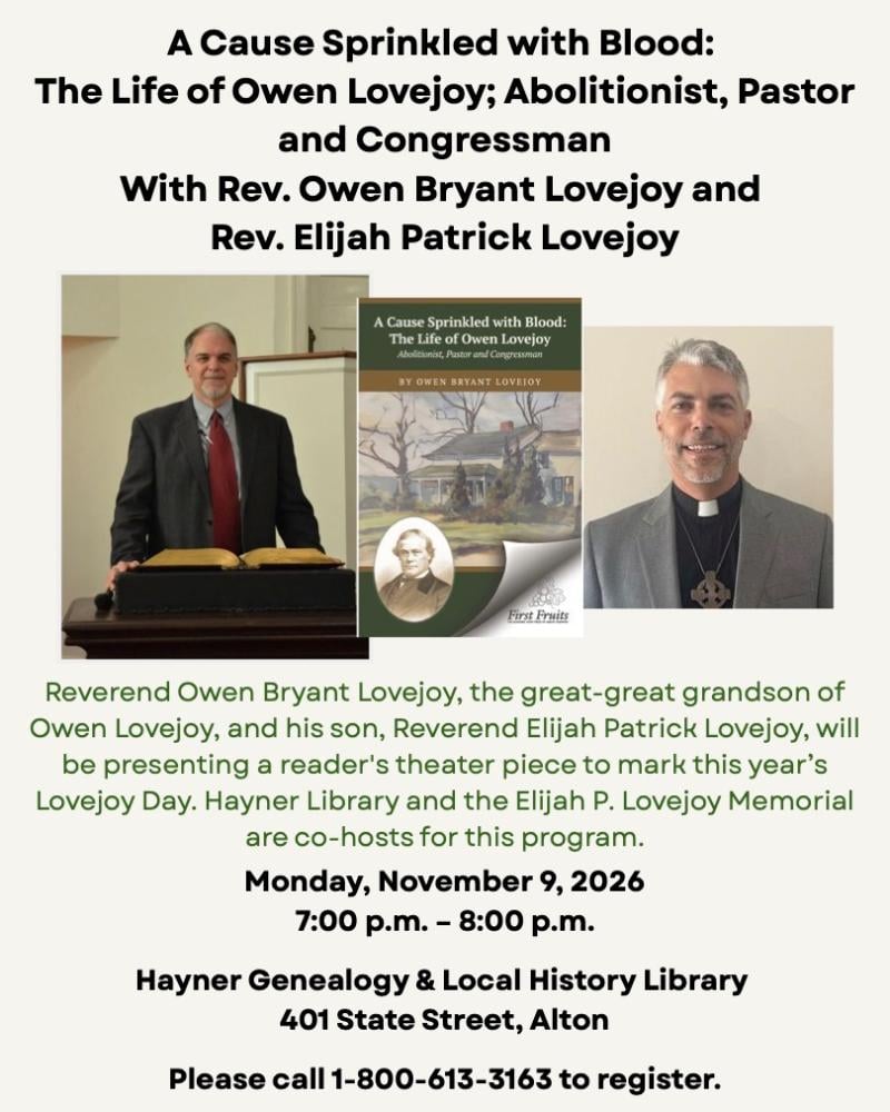 Lovejoy Day and Special Event event flyer