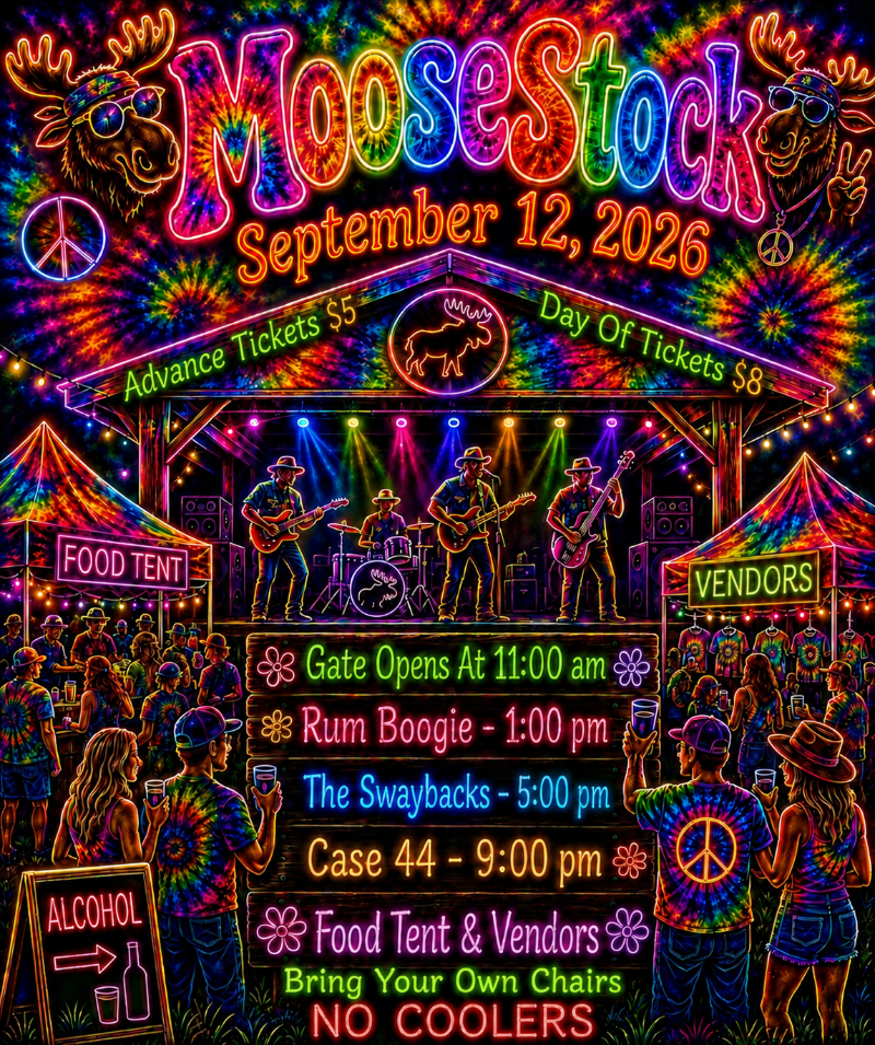 MooseStock Annual Music Festival  event flyer